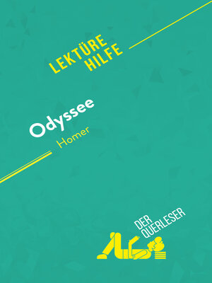 cover image of Odyssee von Homer (Lektürehilfe)